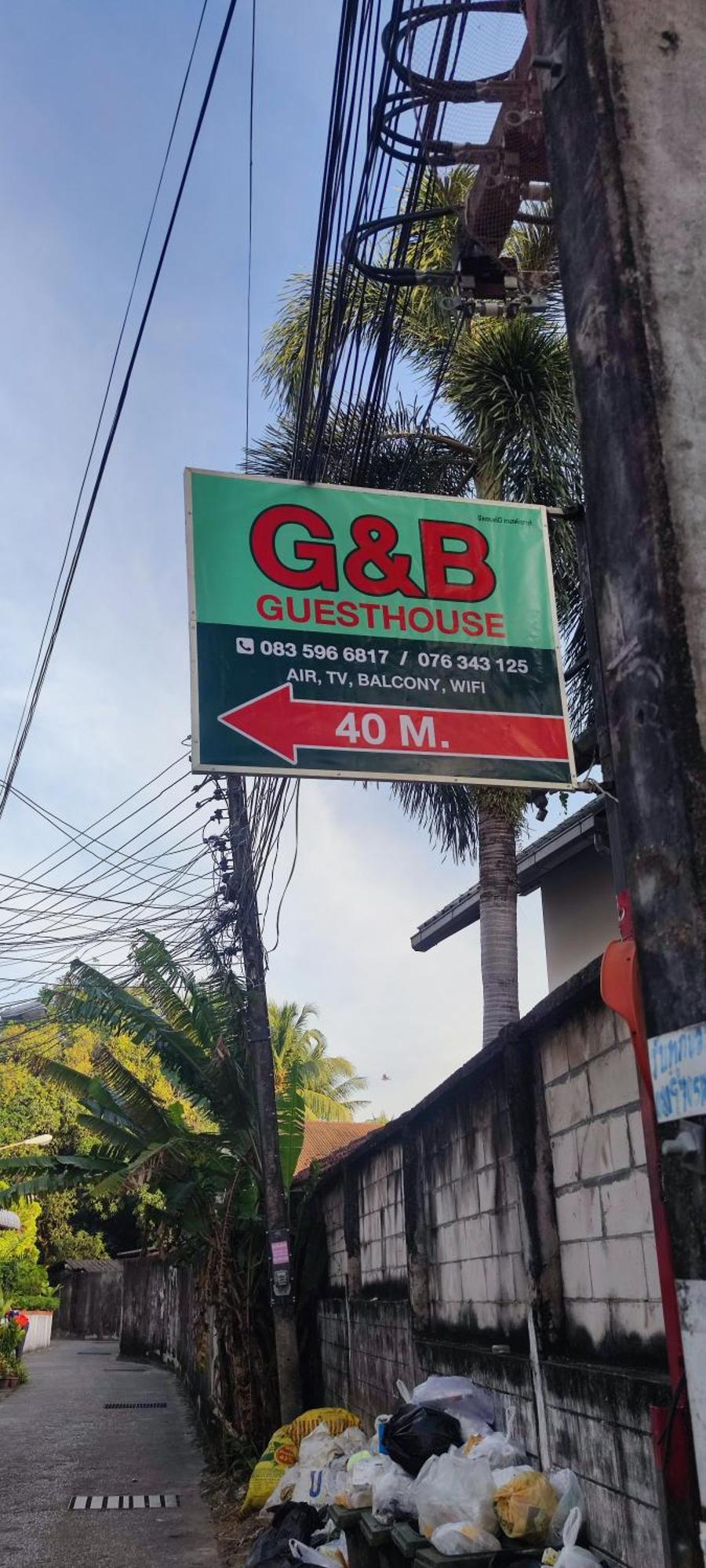 G&B Guesthouse Patong Exterior foto